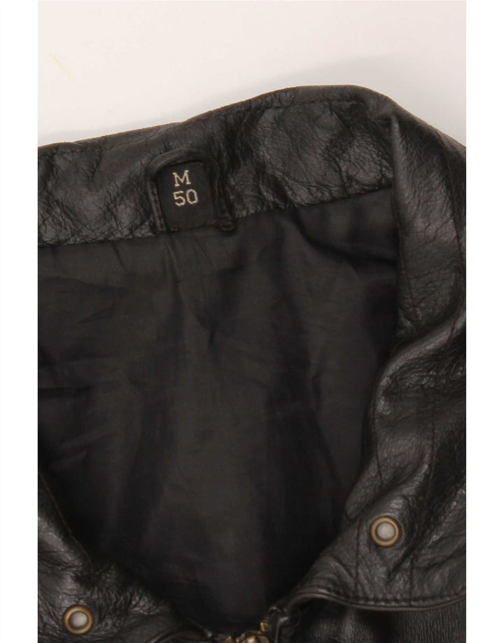 Enrico Gorlani Γυναικείο Δερμάτινο Gilet UK 38 Medium Black
