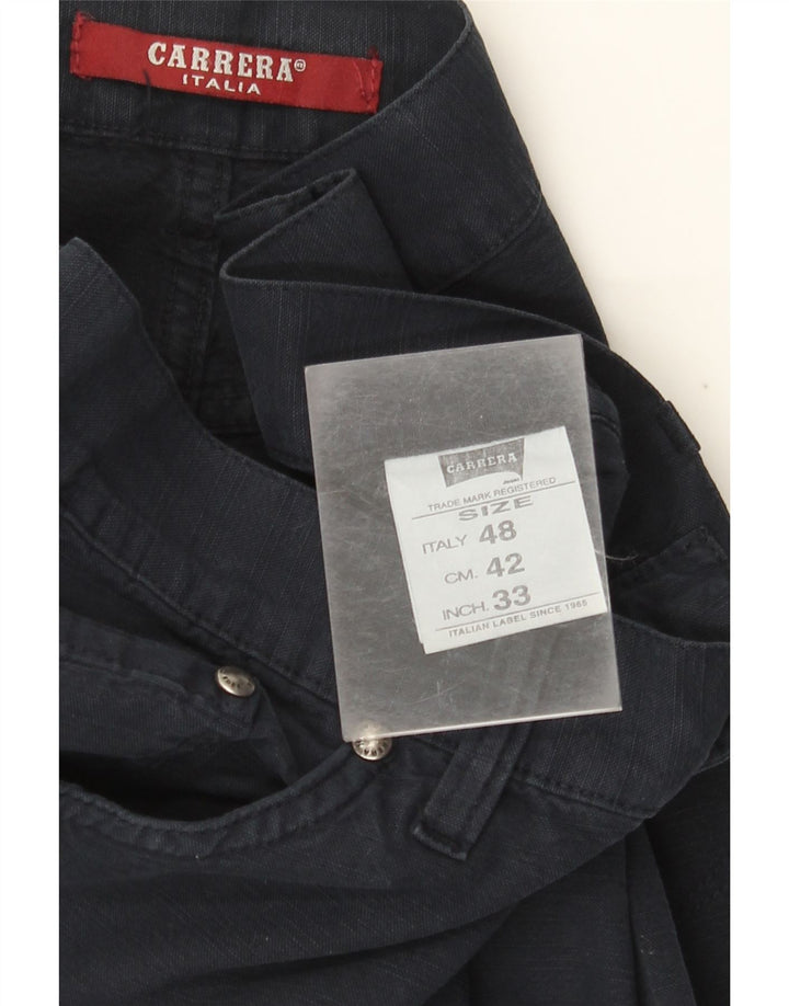 Ανδρικό ίσιο casual παντελόνι Carrera IT 48 Medium W33 L30 Navy Blue Cotton