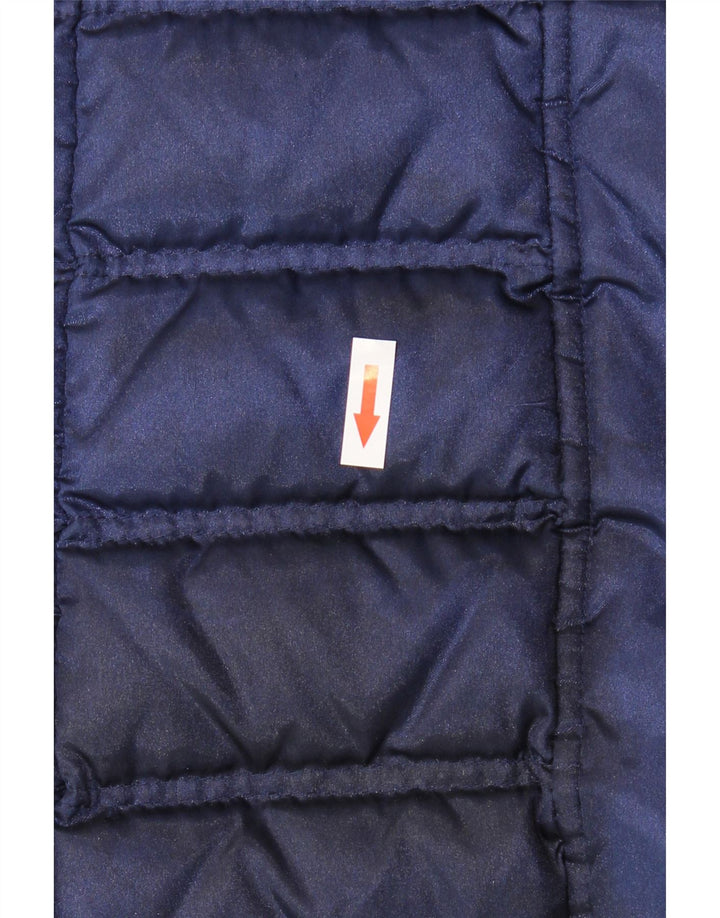 Fila Γυναικείο παλτό με κουκούλα UK 14 Large Navy Blue
