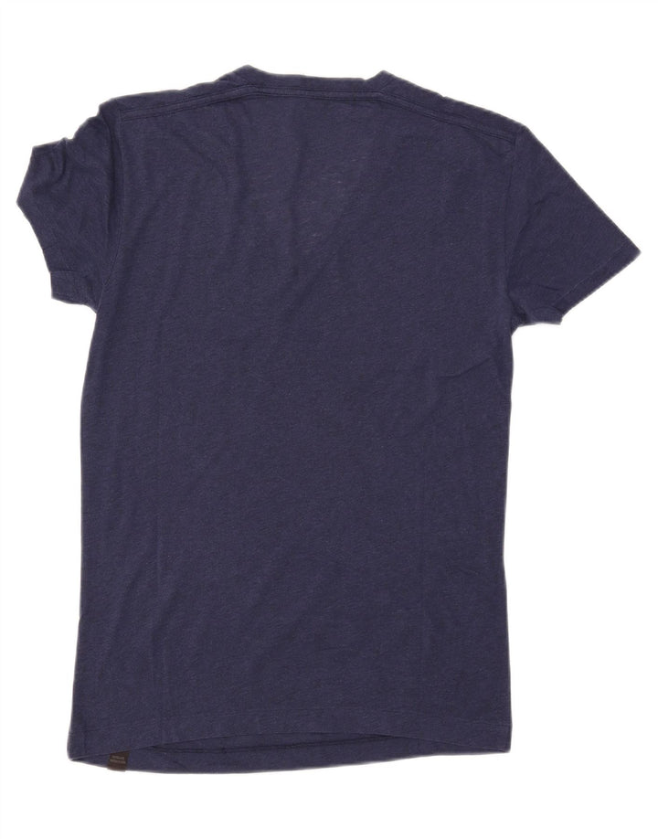 Ανδρικό T-Shirt G-STAR Top από μεσαίο μπλε ναυτικό βαμβακερό