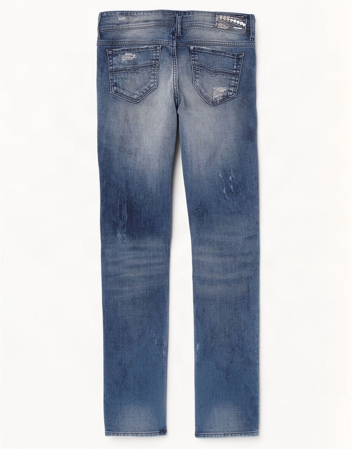 Diesel Γυναικείο Matic Distressed Slim Jeans W28 L32 Μπλε βαμβακερό