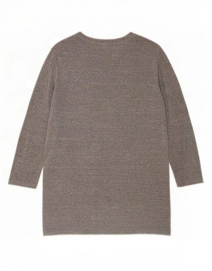 Zara Γυναικεία Ασύμμετρη Μπλούζα Τοπ UK 14 Medium Grey