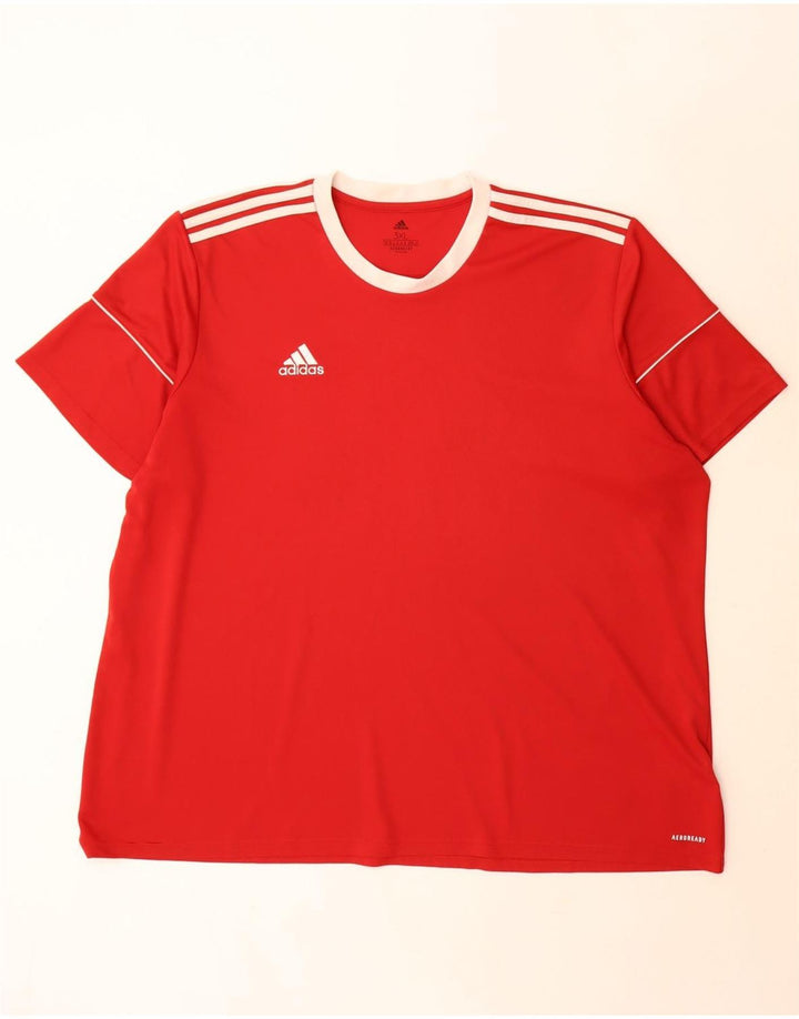 Adidas Ανδρικό T-Shirt Aeroready Top 3XL κόκκινο πολυεστέρα