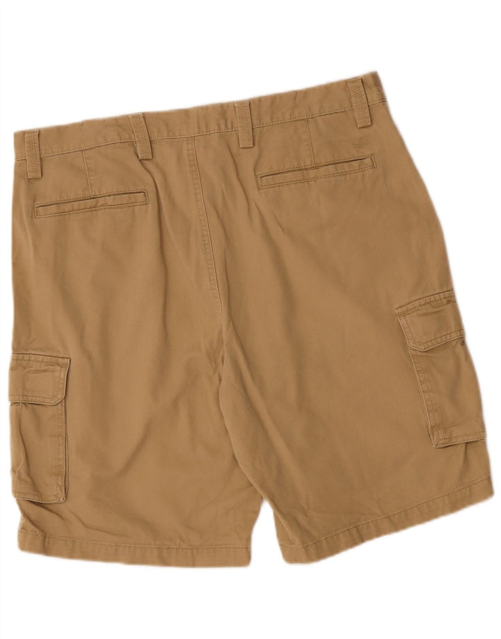 DOCKERS Mens Cargo Shorts W36 Large  Beige Cotton
