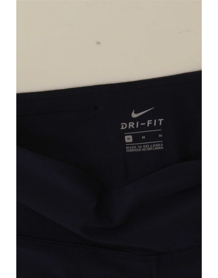Γυναικεία κολάν Nike Dri Fit UK 12 Medium Navy Blue Colourblock