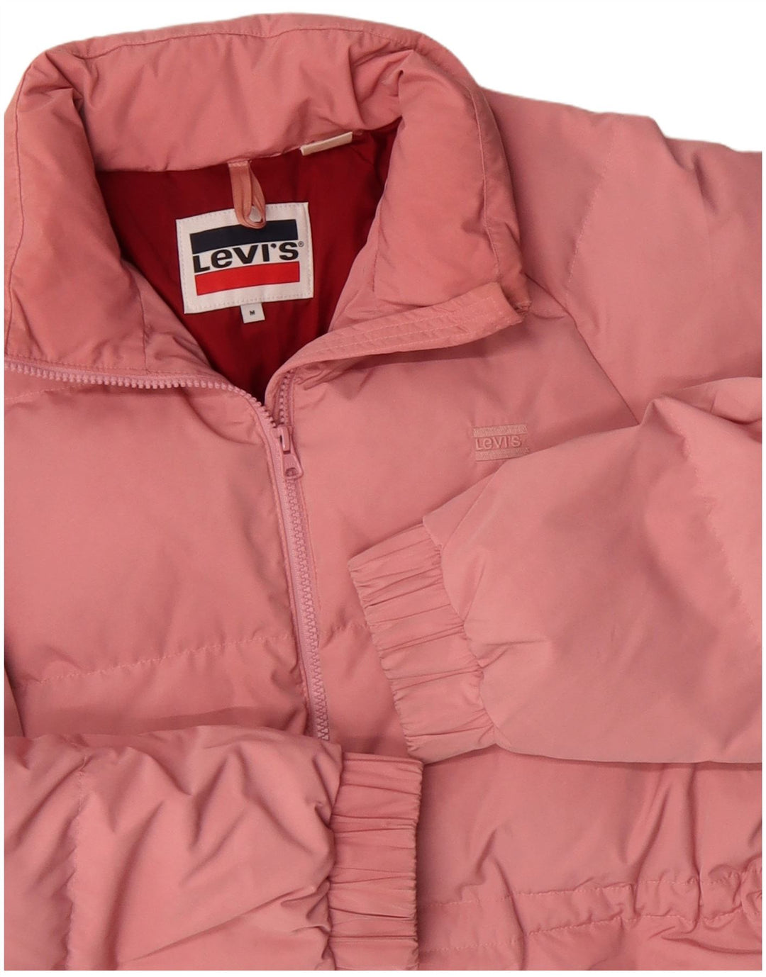 Levi's γυναικείο μπουφάν με επένδυση UK 14 Medium Pink Polyester