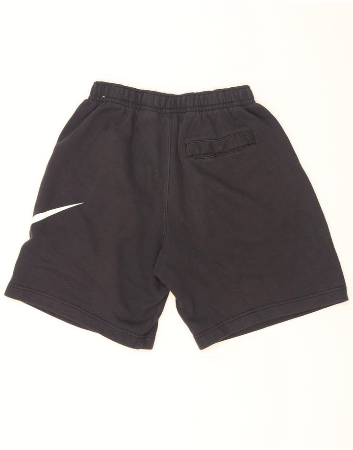 Ανδρικό γραφικό αθλητικό σορτς Nike, μικρό μαύρο βαμβακερό