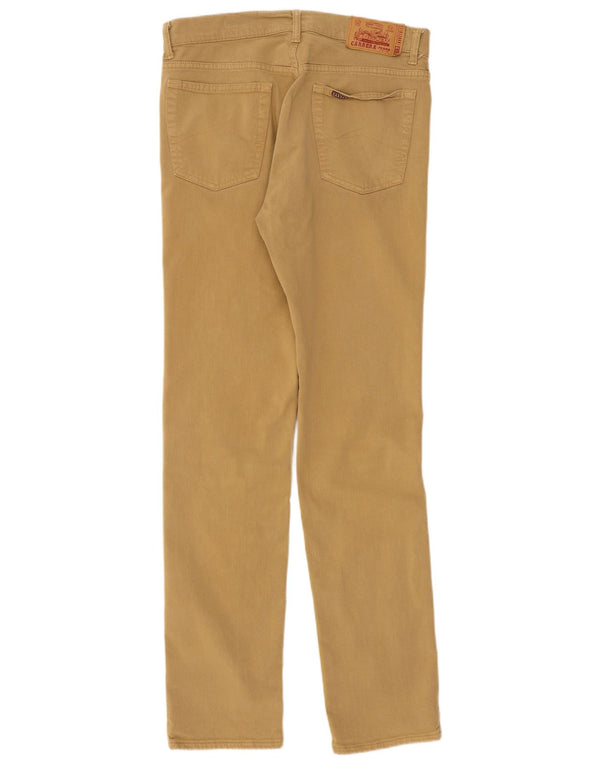 Carrera Mens 700 Straight Casual Trousers IT 50 Large W34 L34 Beige Cotton