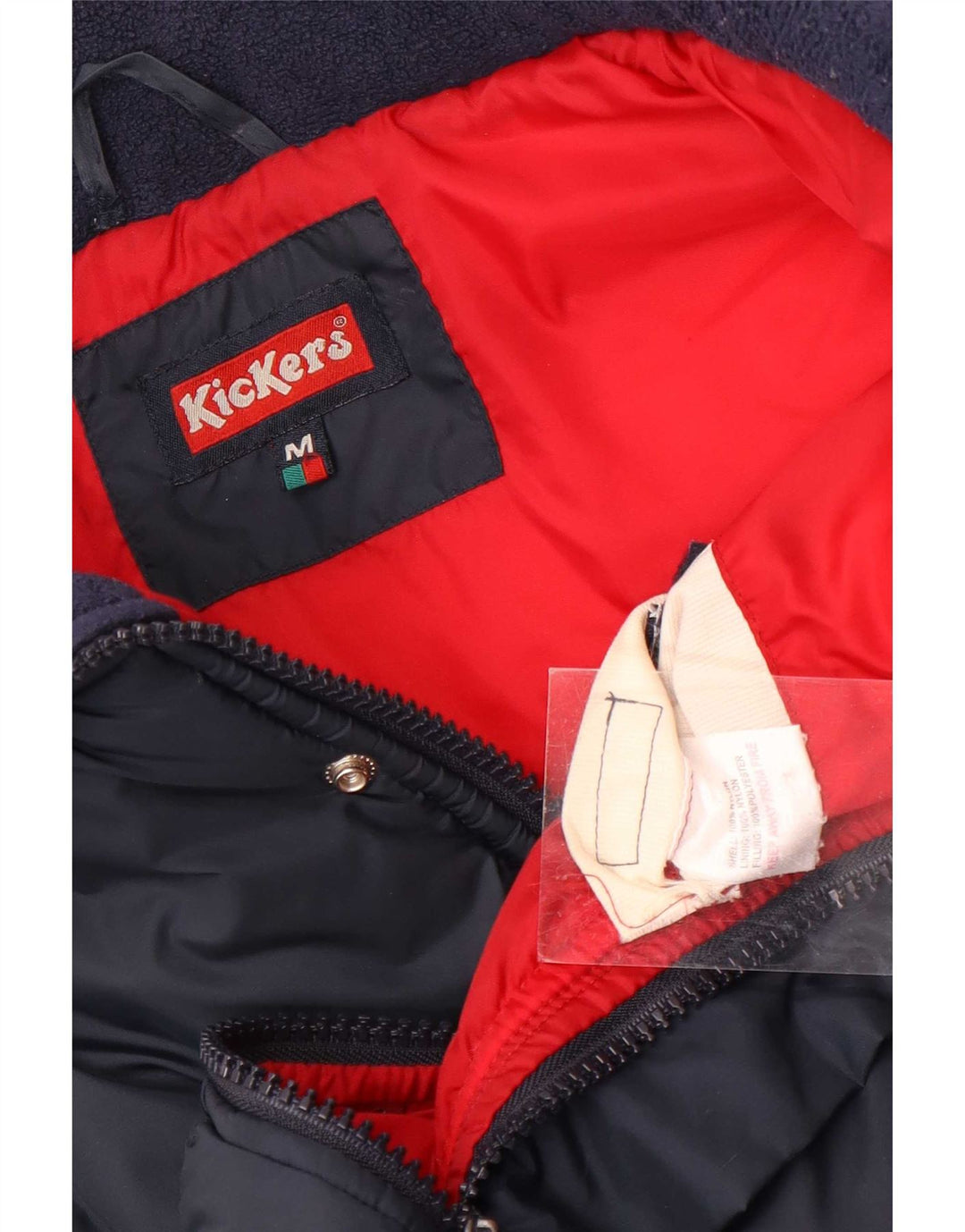 Kickers Ανδρικό μπουφάν με επένδυση UK 38 Medium Navy Blue Colorblock Nylon