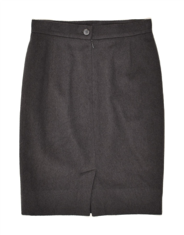 VINTAGE Womens Straight Skirt US 8 Medium W28 Grey Lambswool | Vintage Vintage | Thrift | Second-Hand Vintage | Used Clothing | Messina Hembry 