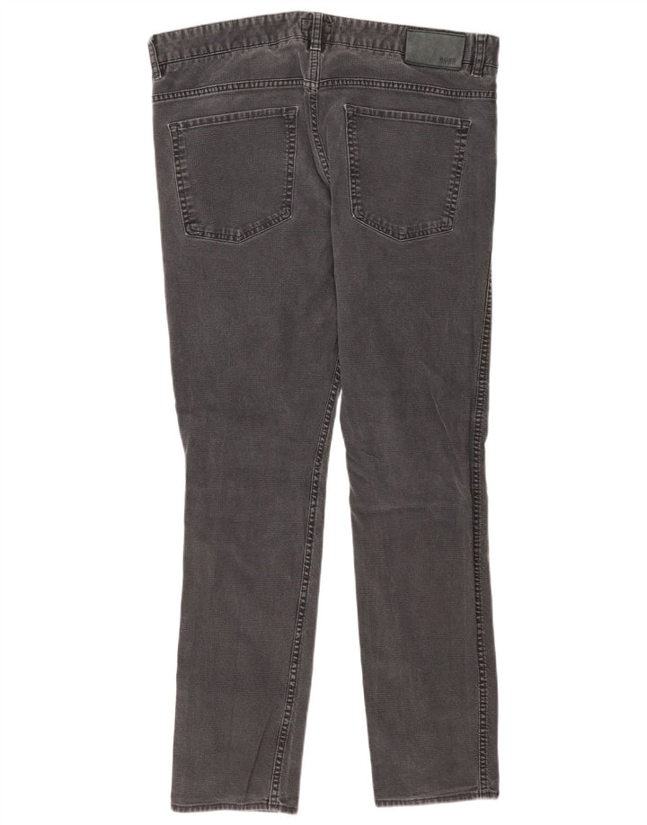 Ανδρικό τζιν Hugo Boss Slim W36 L32 Γκρι βαμβακερό