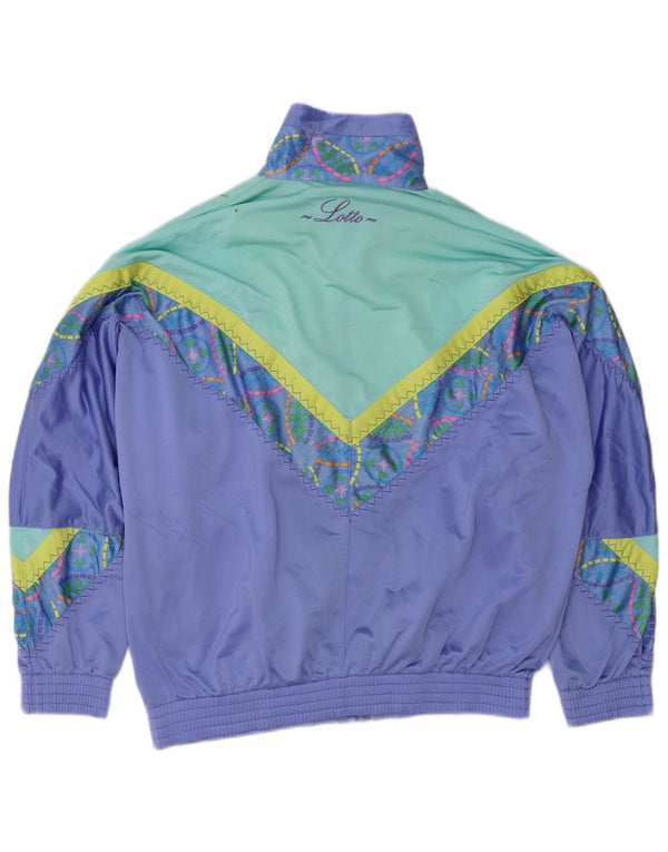 Ανδρική φόρμα Lotto Loose Fit Top Jacket Small Purple Colourblock