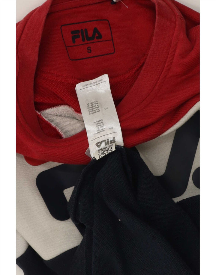 Ανδρικό γραφικό φούτερ Fila Μικρό πολύχρωμο βαμβακερό