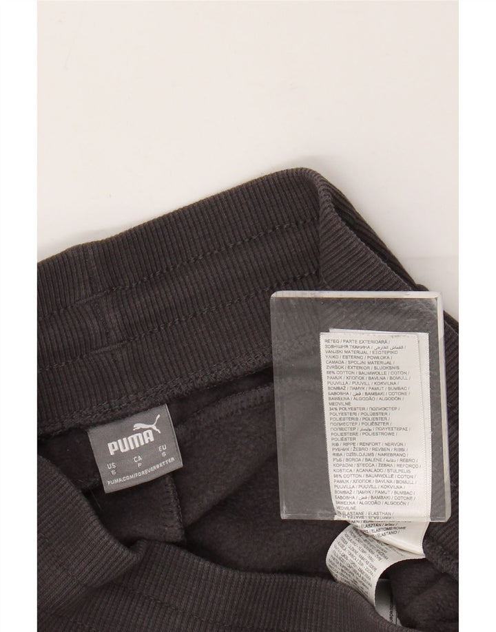 Γυναικεία αθλητική φόρμα PUMA Παντελόνι Joggers UK 8 Small Grey Cotton