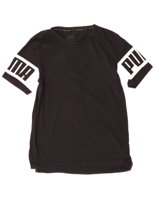 Ανδρικό γραφικό T-Shirt Puma Top Medium Μαύρο