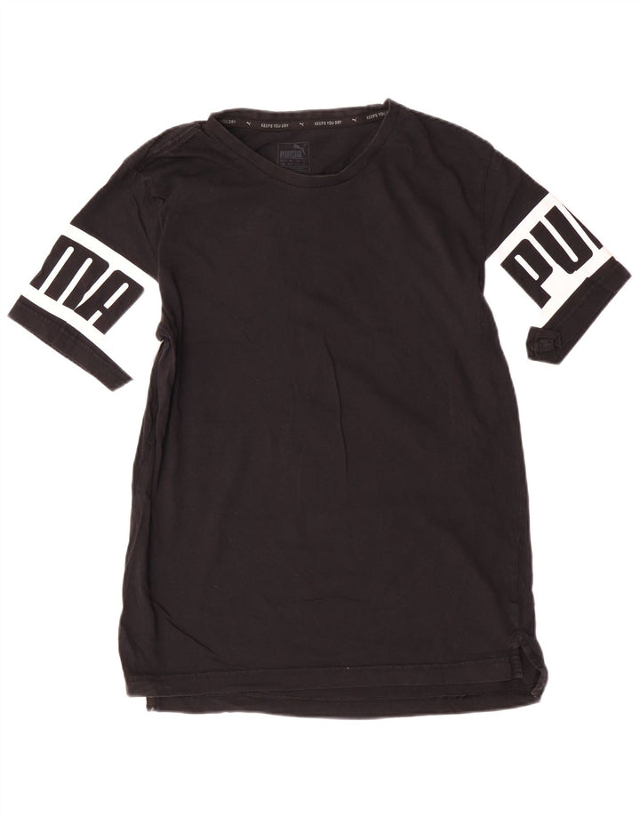 Ανδρικό γραφικό T-Shirt Puma Top Medium Μαύρο