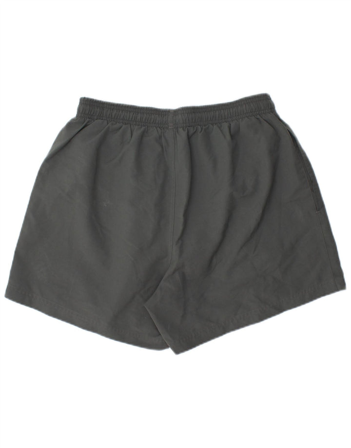 Ανδρικό αθλητικό σορτς ADIDAS μεγάλο γκρι πολυεστέρα