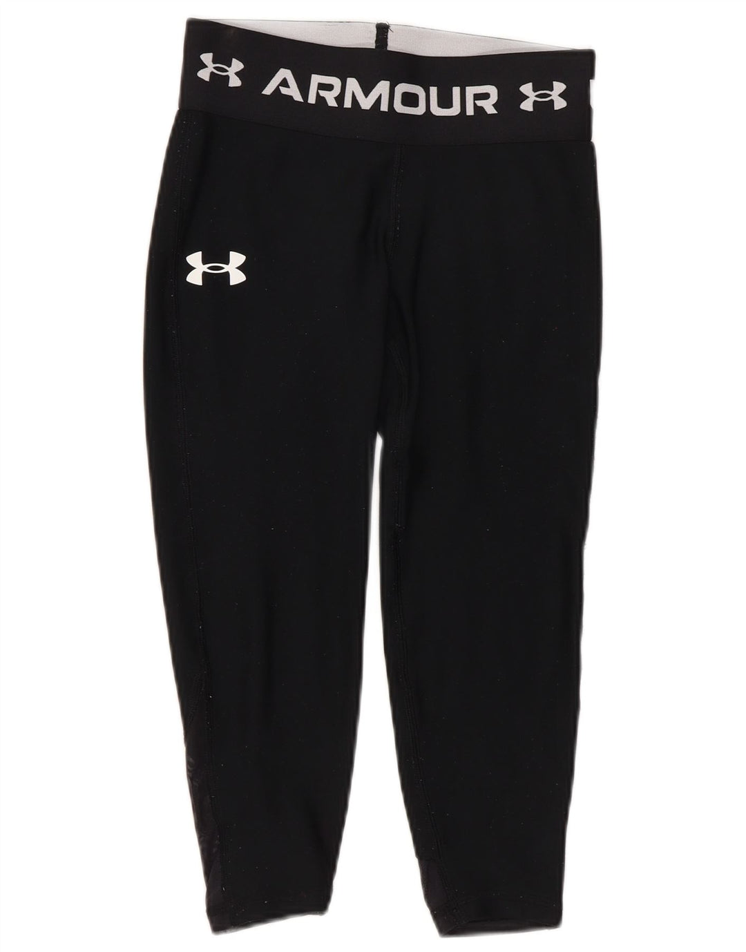Under Armour Girls Graphic Capri κολάν 7-8 ετών Small Black Polyester