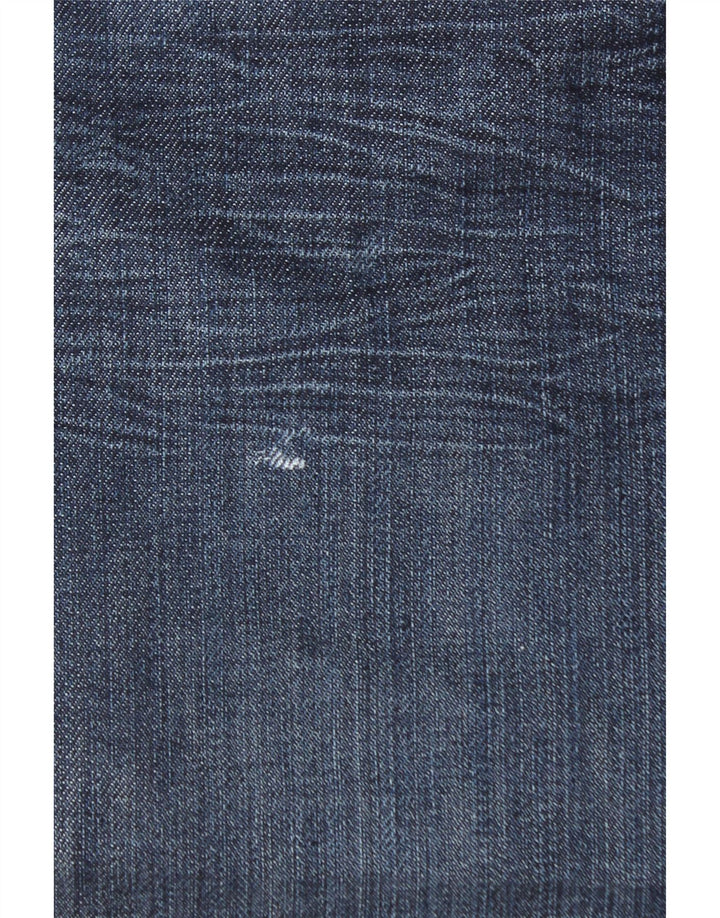 Levi's Mens 501 Straight Jeans W38 L30 Navy Blue Cotton