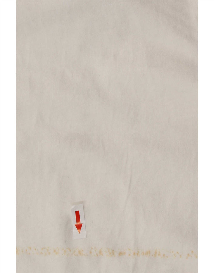 Ανδρικό T-Shirt Nike, μεγάλο λευκό βαμβακερό