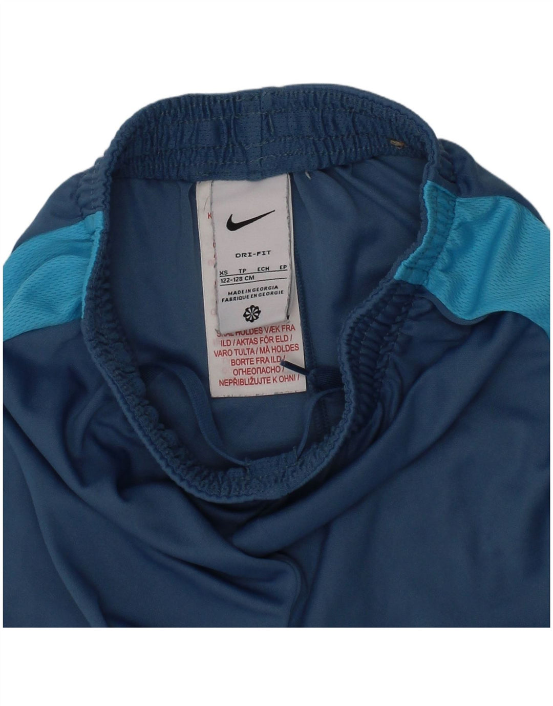 Nike Boys Sport σορτς 7-8 ετών XS Blue Colorblock Πολυεστέρας