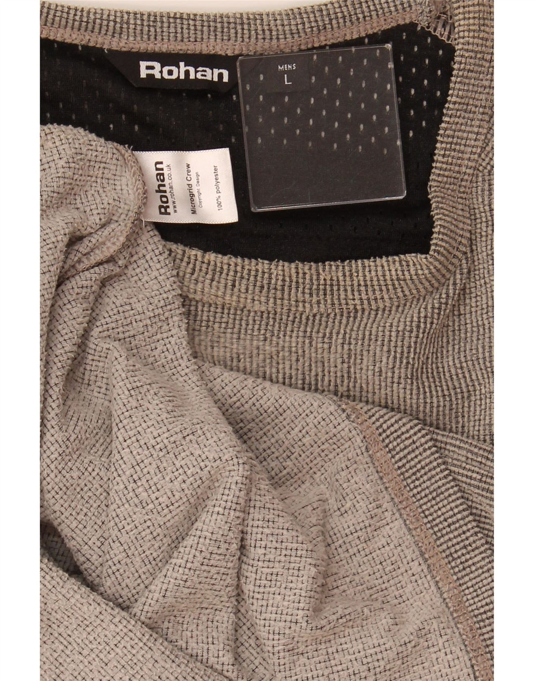 ROHAN Ανδρικό τοπ μακρυμάνικο μεγάλο γκρι πολυεστέρας