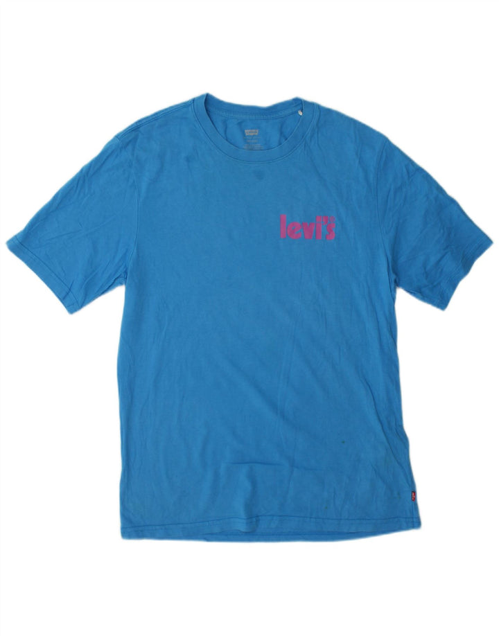 Ανδρικό T-Shirt Levi's Relaxed Top XS Blue Cotton