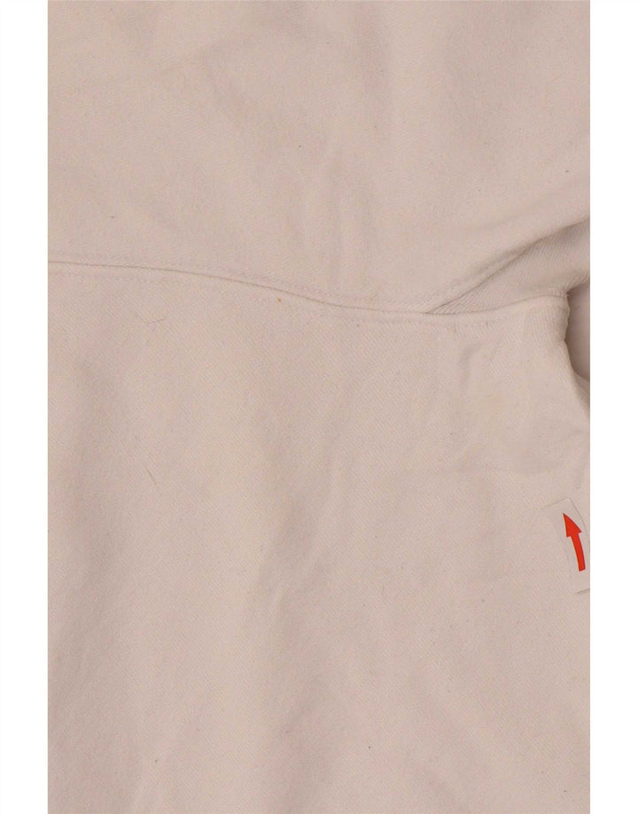 Γυναικείο Levi's Graphic Hoodie Jumper UK 14 Μεσαίο λευκό βαμβακερό