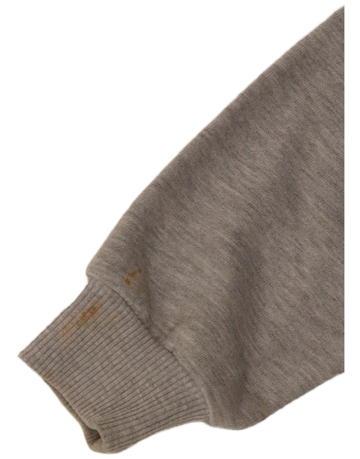 Superdry Γυναικεία γραφική φούτερ Jumper UK 10 Small Grey Flecked