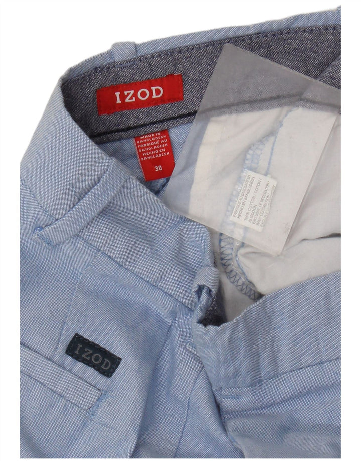 Ανδρικό σορτς Chino Izod W30, μεσαίο μπλε βαμβακερό