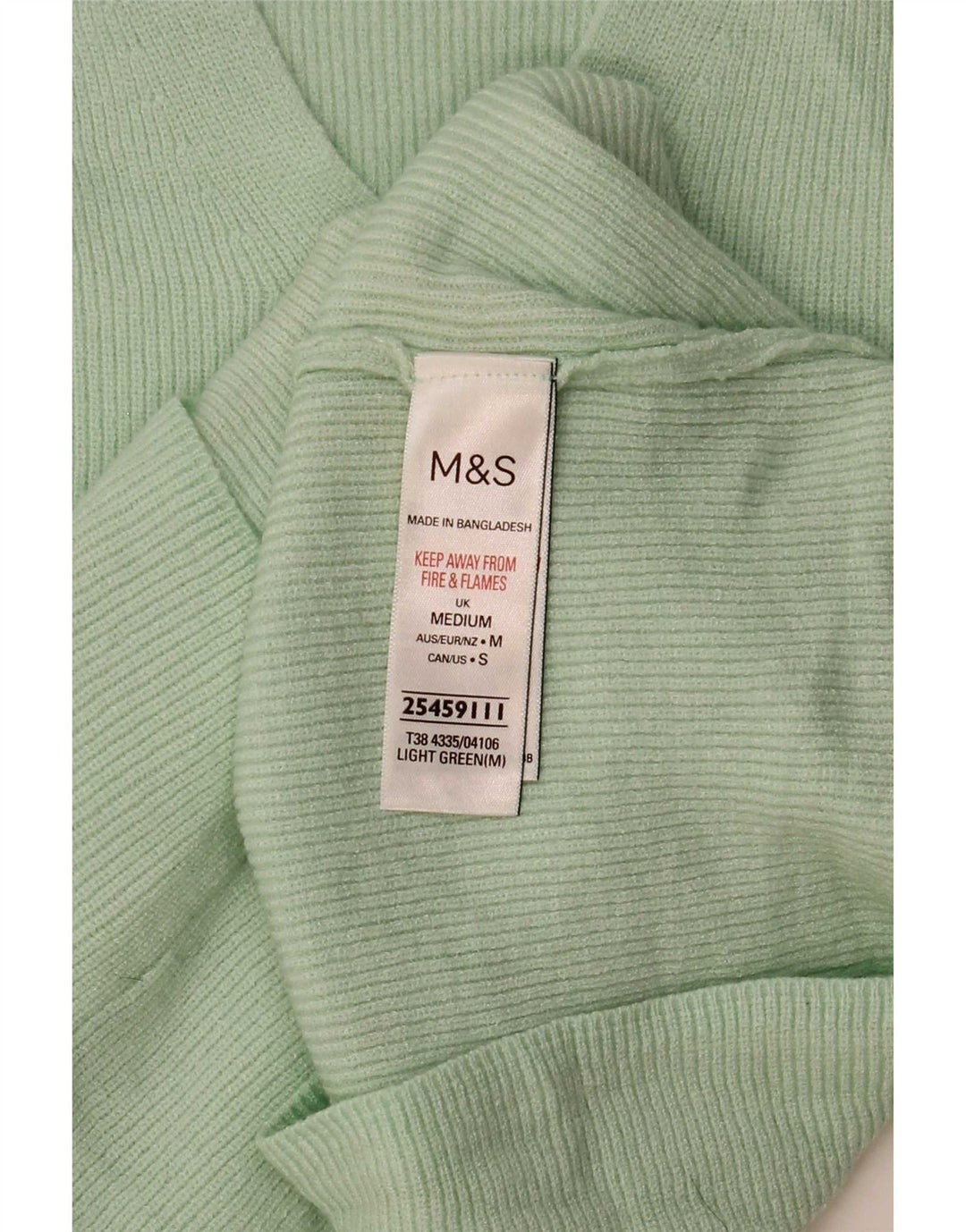 Marks & Spencer Γυναικεία Μπλούζα Τοπ UK 12 Μεσαία Πράσινη Βισκόζη