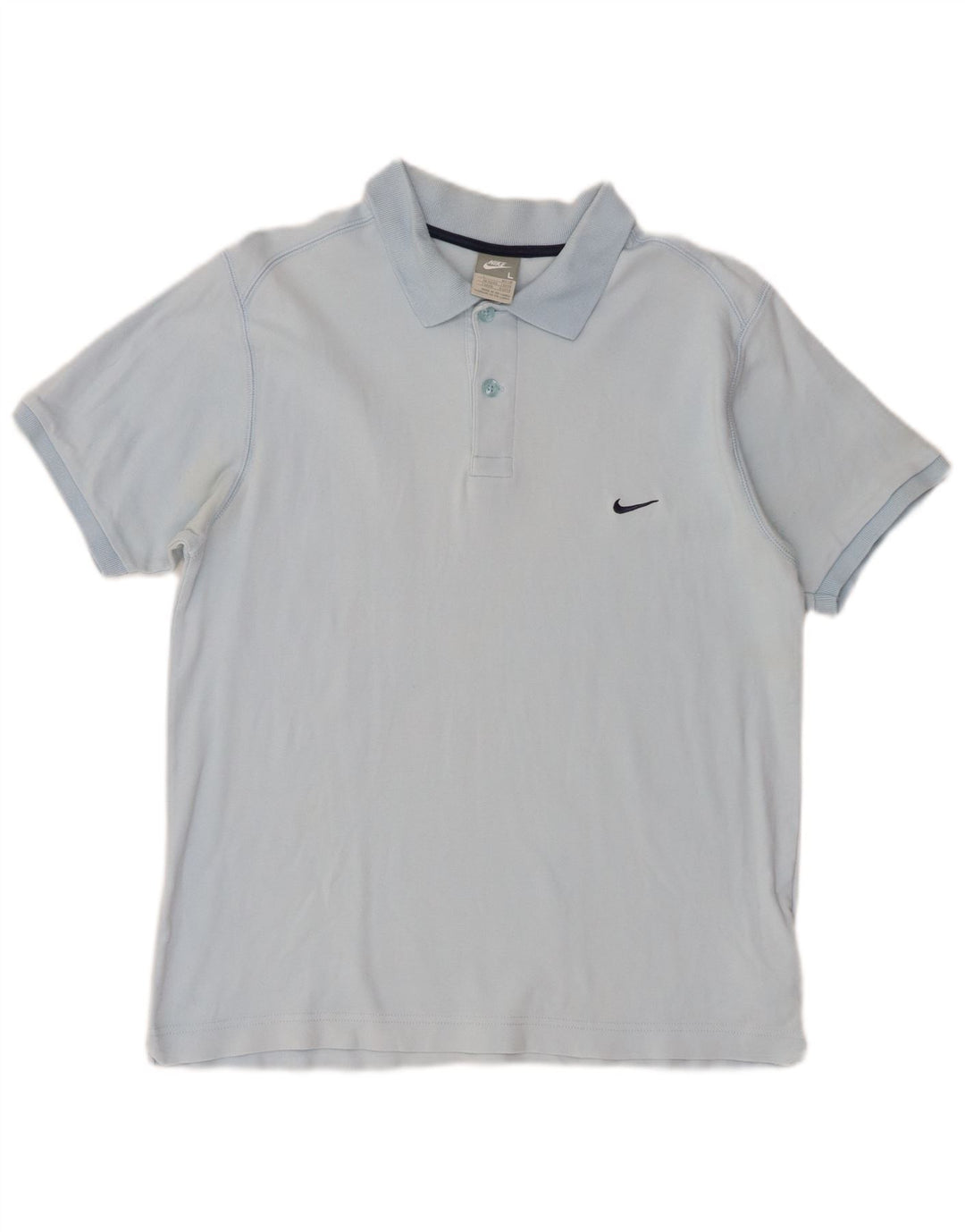 Ανδρικό μπλουζάκι πόλο Nike μεγάλο μπλε βαμβακερό