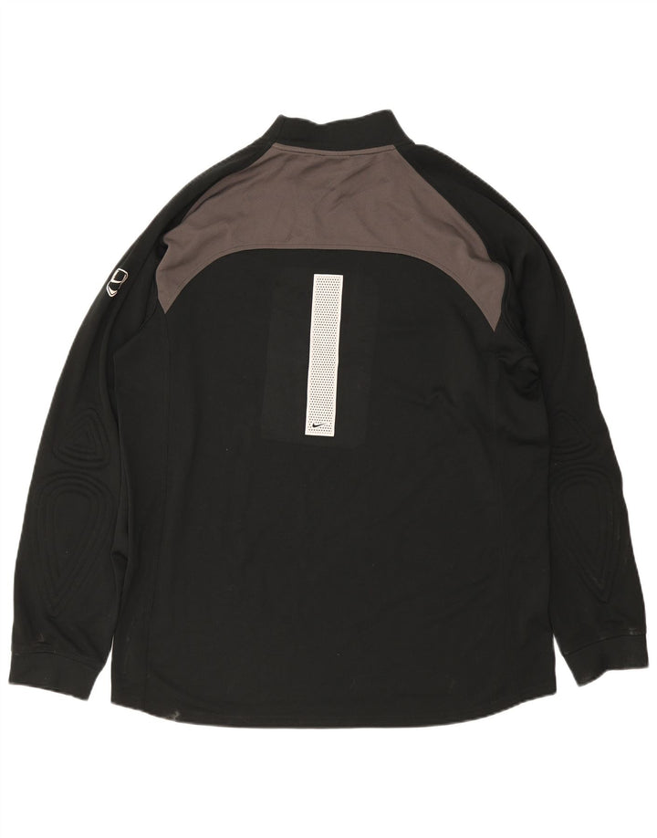 Ανδρική μπλούζα NIKE μακρυμάνικη UK 45/47 XL μαύρο πολυεστέρας
