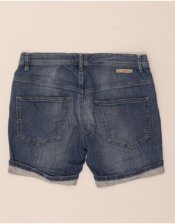 Diesel γυναικείο τζιν σορτς UK 16 μεγάλο W33 μπλε βαμβακερό