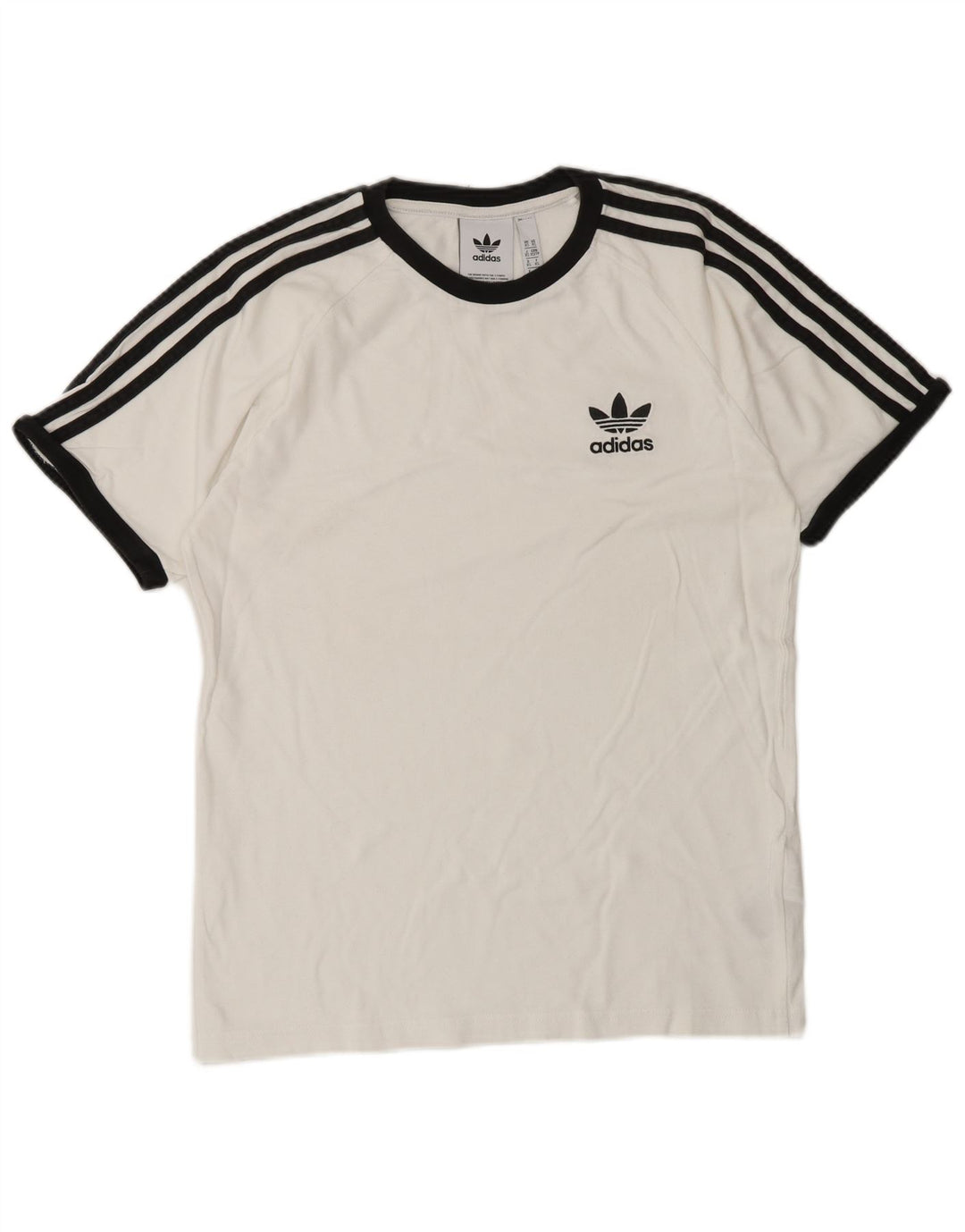 Ανδρικό T-Shirt ADIDAS Top XS Λευκό βαμβακερό