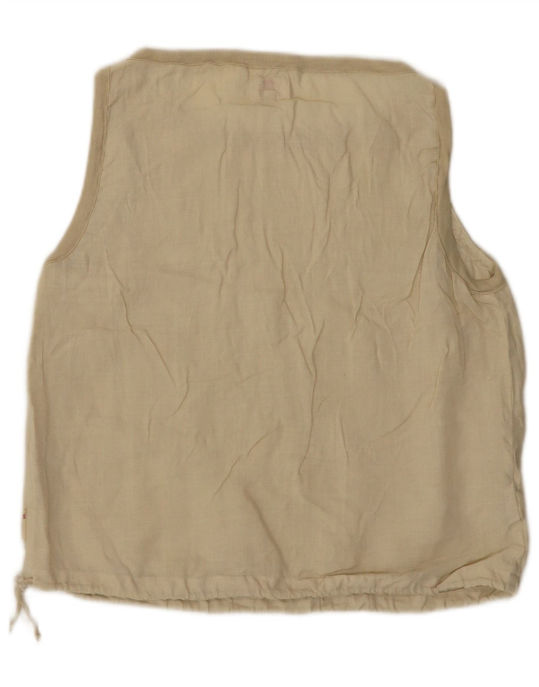 Superga Γυναικεία Αμάνικη Μπλούζα Top IT 48 XL Μπεζ Λινό