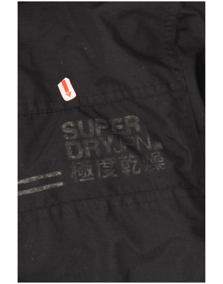 Ανδρικό μπουφάν SUPERDRY Windbreaker UK 40 Large Black Nylon