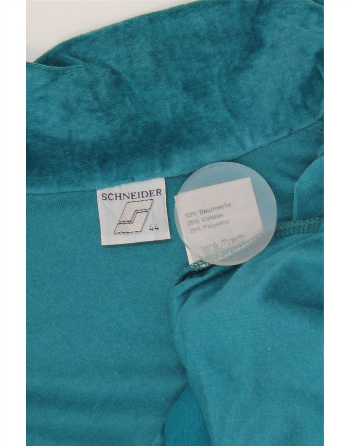 Γυναικεία βελούδινη φόρμα Schneider Top Jacket IT 44 Medium Blue Geometric