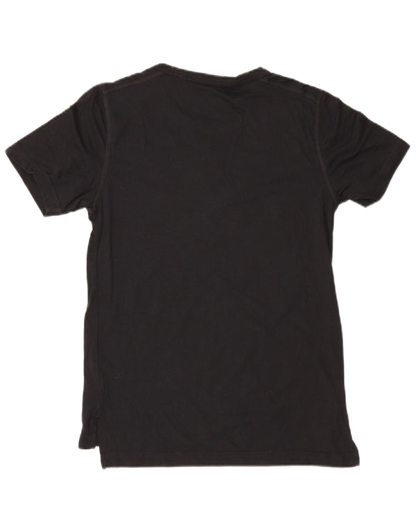 Ανδρικό T-Shirt Reebok Top Μικρό μαύρο βαμβακερό