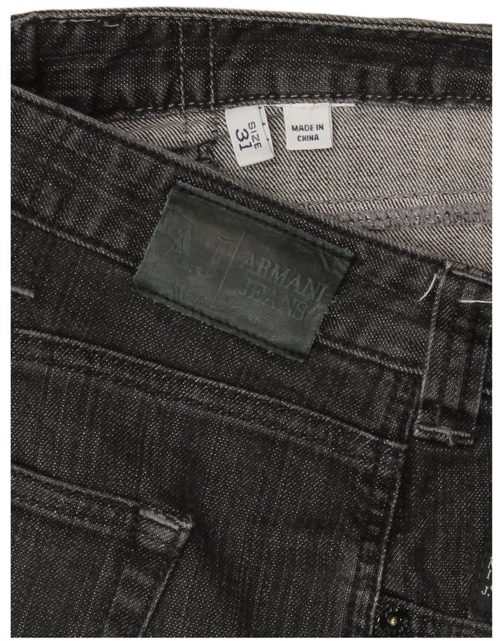 Armani Γυναικείο Straight Jeans W31 L28 Γκρι