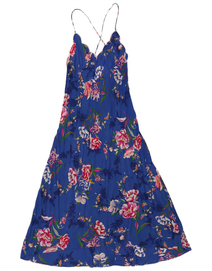 Marks & Spencer Γυναικείο αυτόγραφο Sundress UK 12 Medium Blue Floral
