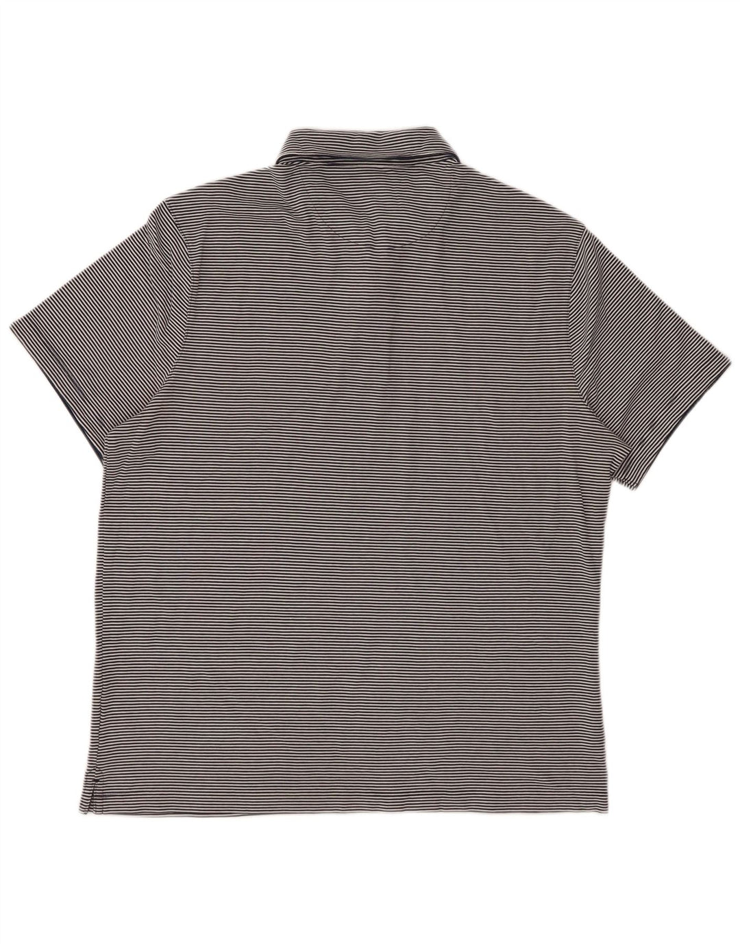 MICHAEL KORS Ανδρικό πουκάμισο πόλο με μεγάλη ρίγα μπλε ναυτικού