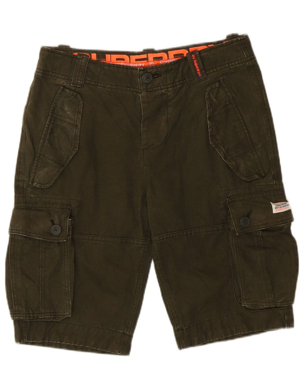 Ανδρικό σορτς Cargo Superdry Small W29 Χακί Βαμβακερό