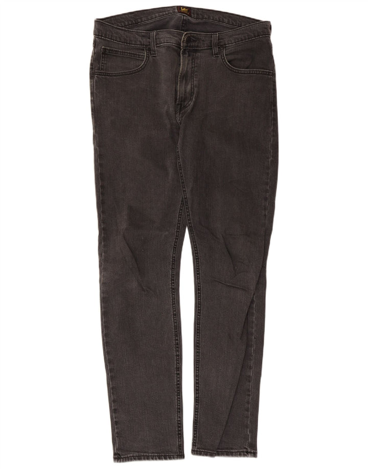 Lee Mens Luke Slim Jeans W34 L32 Γκρι βαμβακερό