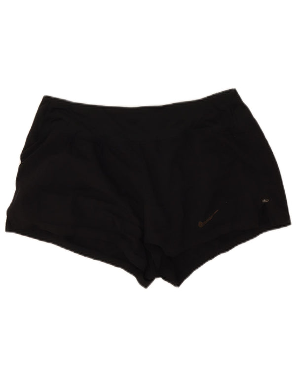 Γυναικείο αθλητικό σορτς για τρέξιμο Nike UK 12 μεσαίο μαύρο πολυεστέρα