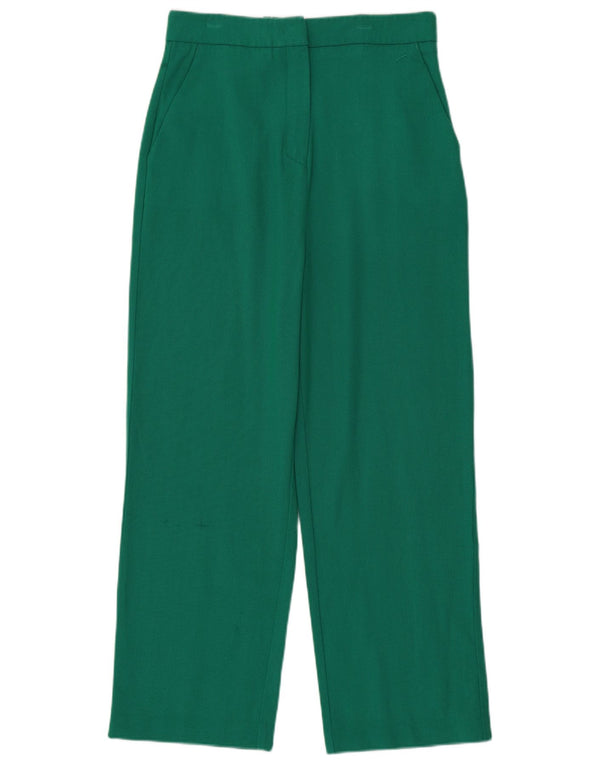 Pinko γυναικείο ίσιο ψηλόμεσο παντελόνι UK 14 Medium W30 L26 Green