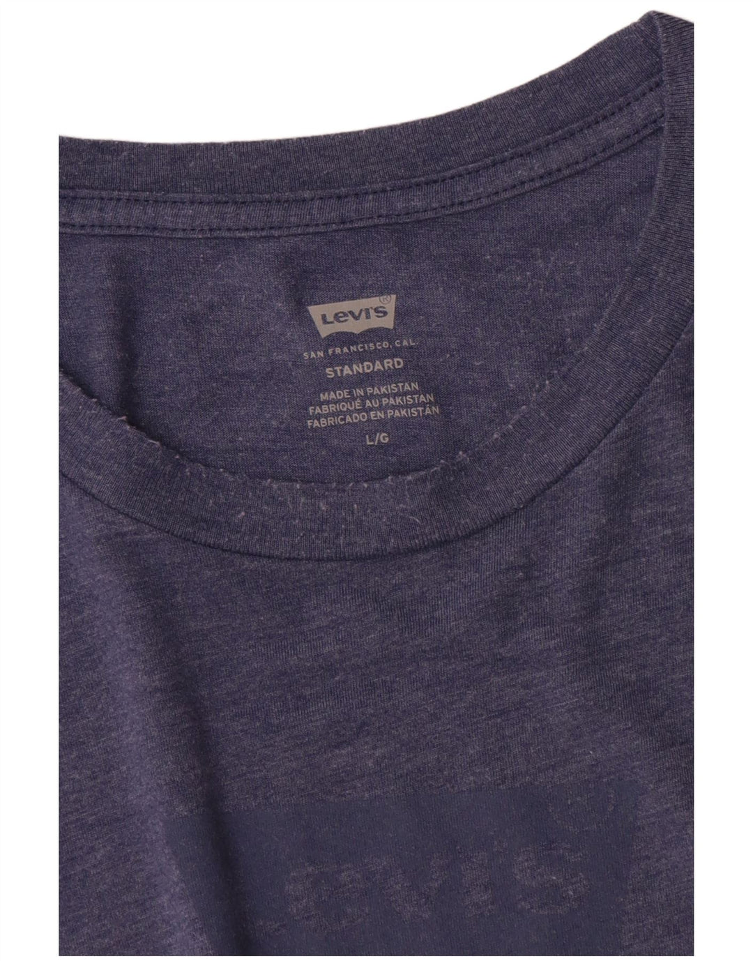 Ανδρικό μπλουζάκι Levi's Standard Graphic Top Large Blue