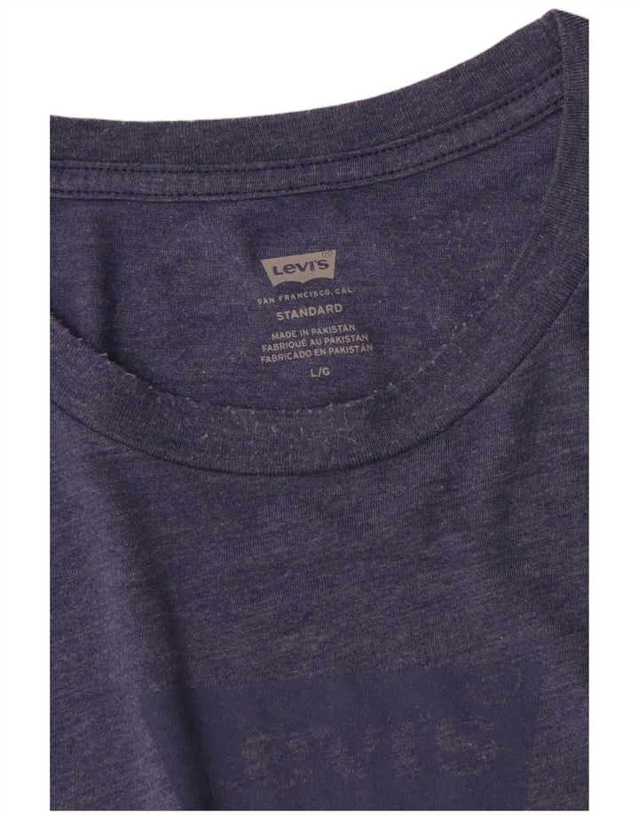 Ανδρικό μπλουζάκι Levi's Standard Graphic Top Large Blue