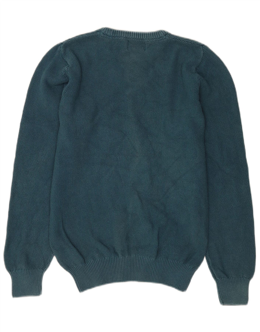 Ανδρικό πουλόβερ Marks & Spencer Regular Fit Crew Neck Jumper Μικρό μπλε βαμβακερό