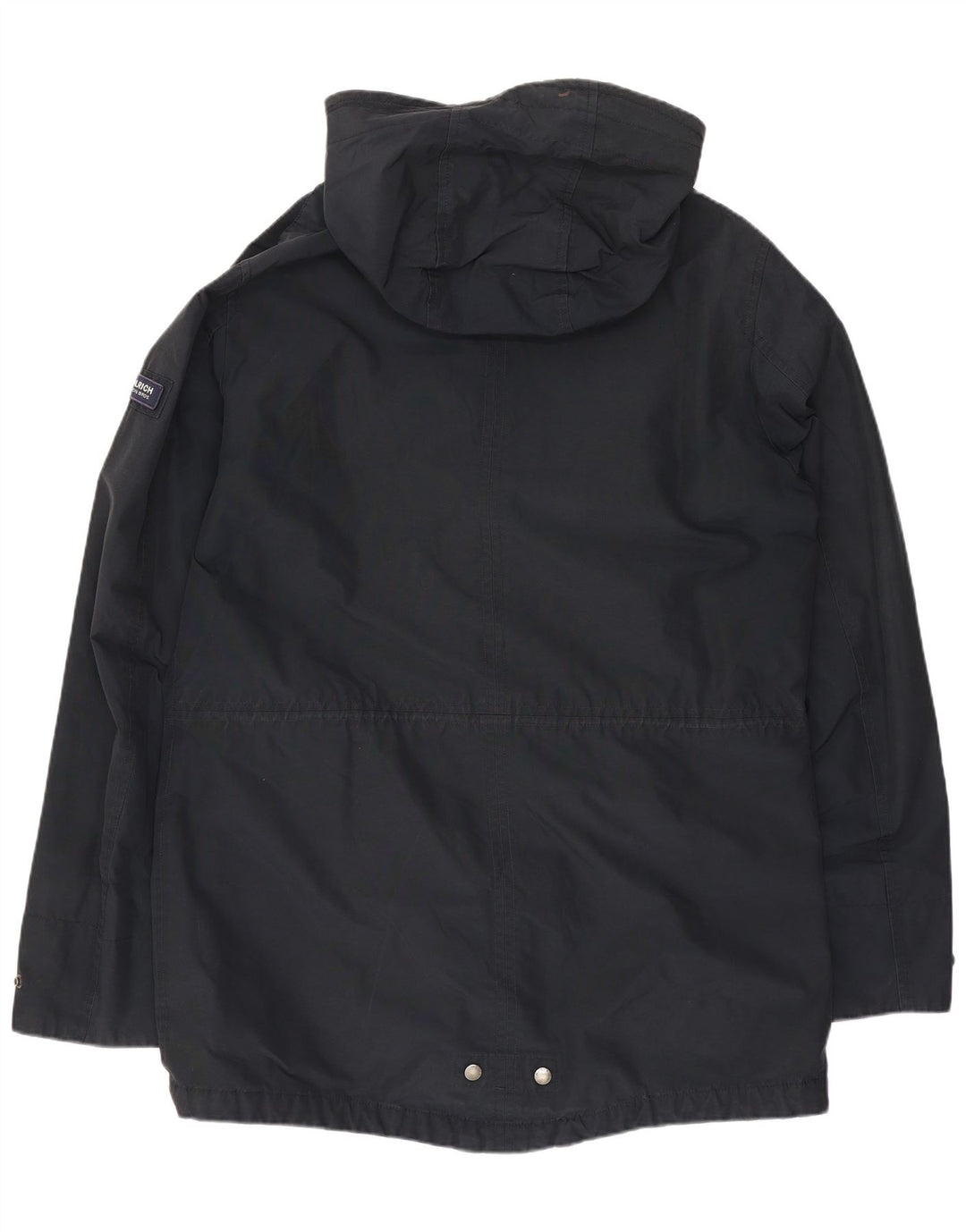 WOOLRICH Ανδρικό μπουφάν Parka με κουκούλα UK 40 Μεγάλο Navy Blue από βαμβάκι